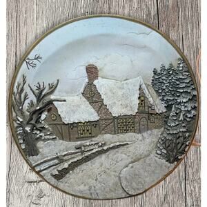 Beautiful landscape‎ plate with light